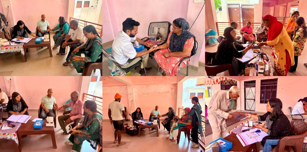 MP Mobile Health Service Camp Held in Gondpur Jaichand 78 Patients Undergo Health Checkups
